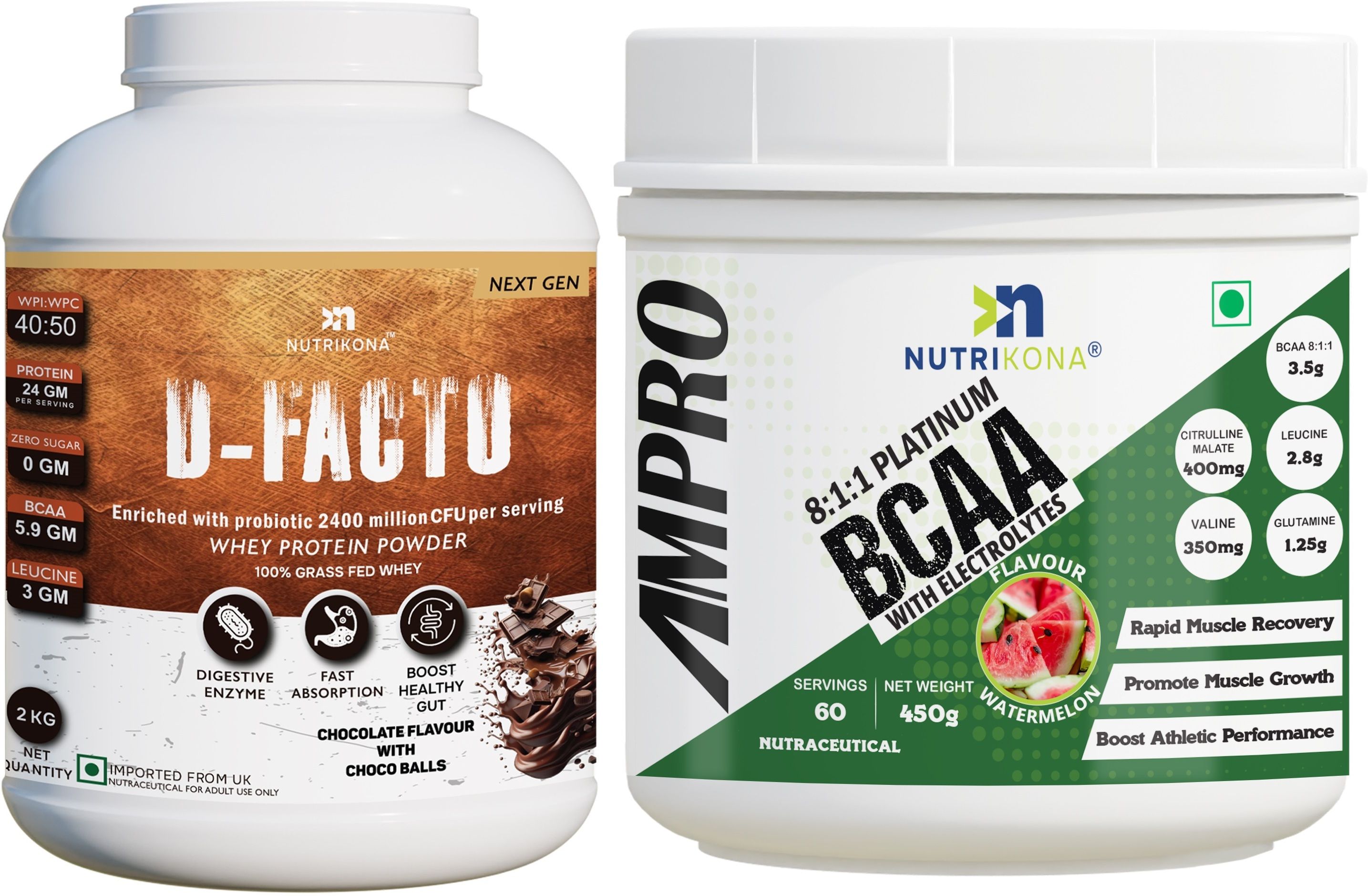 Dfacto Whey Isolate Protein with Pro BCAA 8:1:1 Muscle Recovery & Growth Whey Protein-image-17