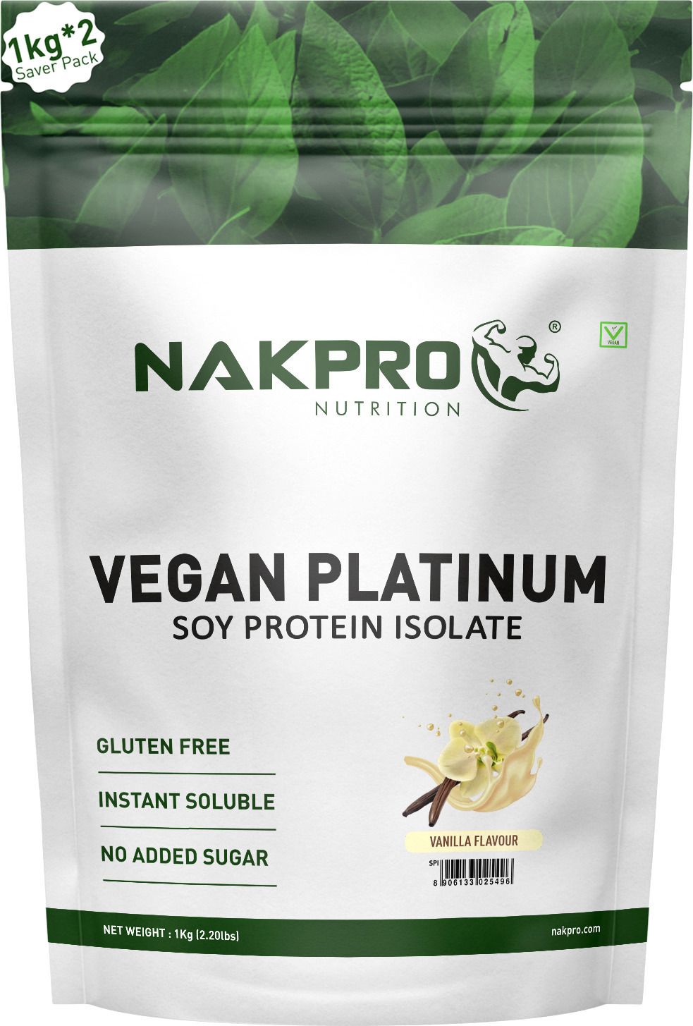 100% Soy Protein Isolate, 25.3g Protein, Natural Vegan Plant Protein Powder Plant-Based Protein-image-33
