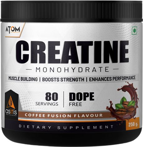 ATOM Creatine Monohydrate 250g - 80 Servings | Dope Free | Creatine-image-13