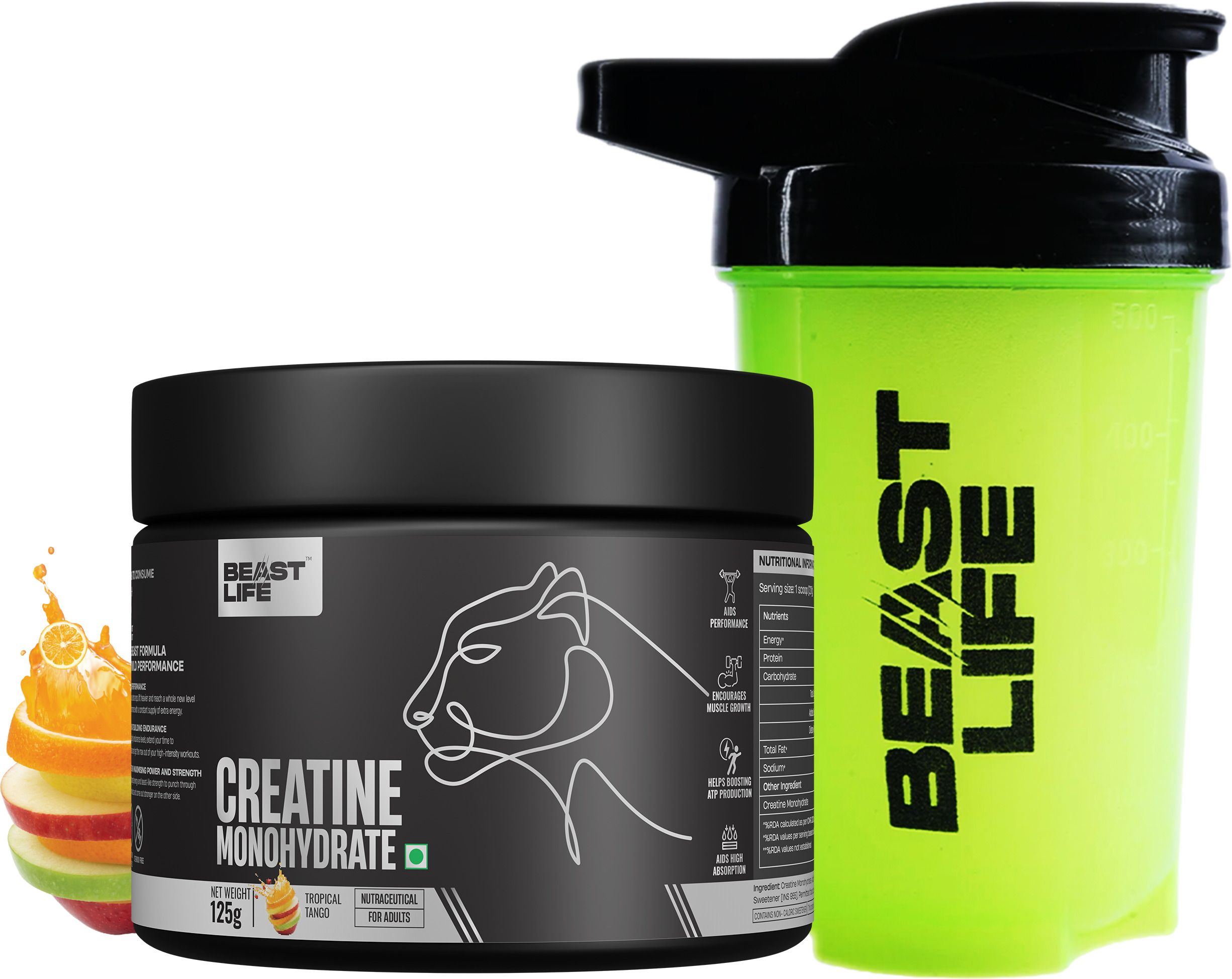 Pure Creatine Monohydrate with Shaker Creatine-image-24