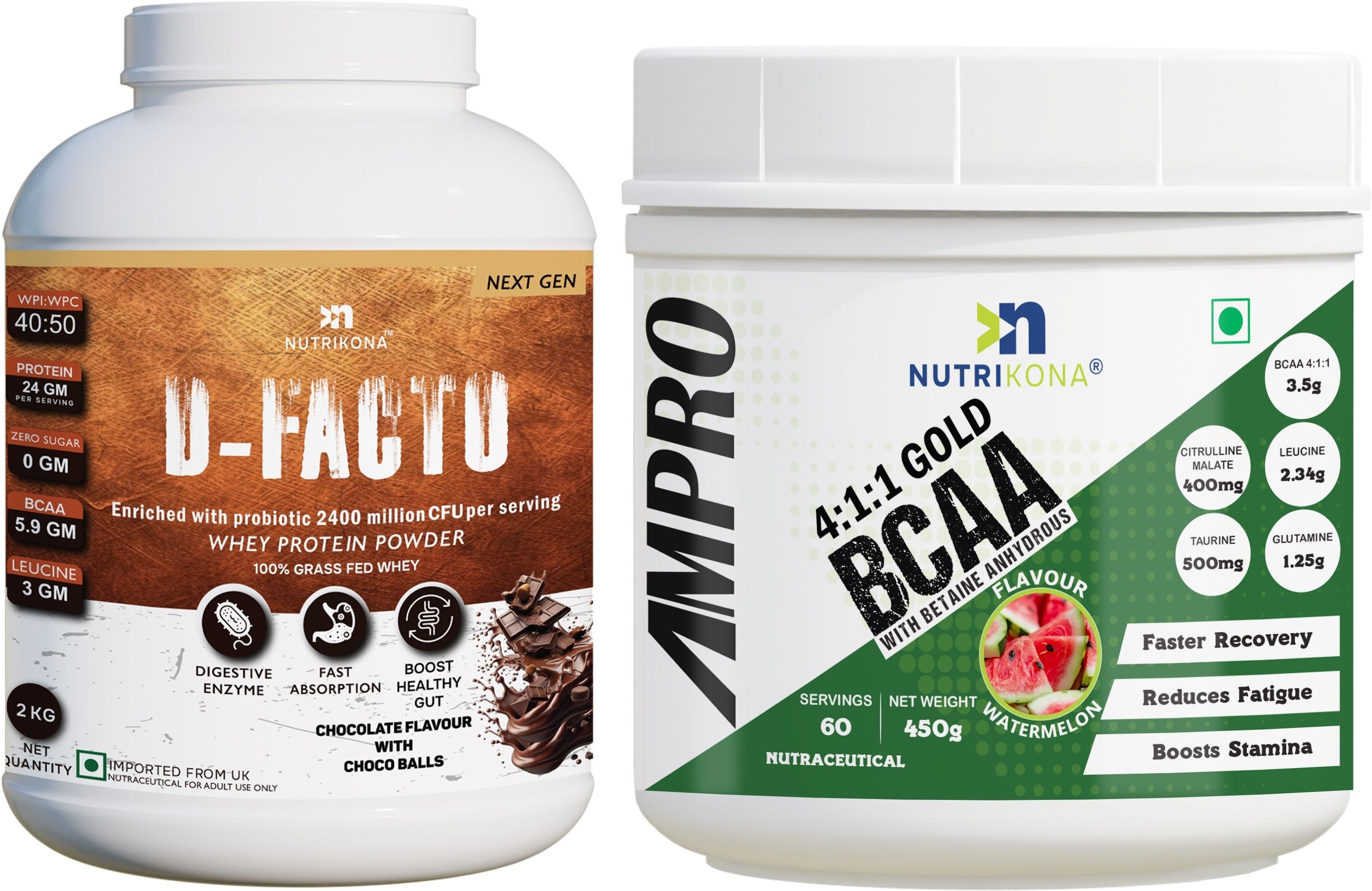 nutrikona D-facto Whey Isolate Protein with 2.4Bn CFU Probiotics- 100% Grass Fed Whey Protein-picture-25
