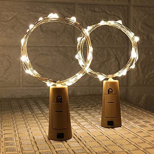 20 LEDs 2 m Yellow Steady String Rice Lights-image-18