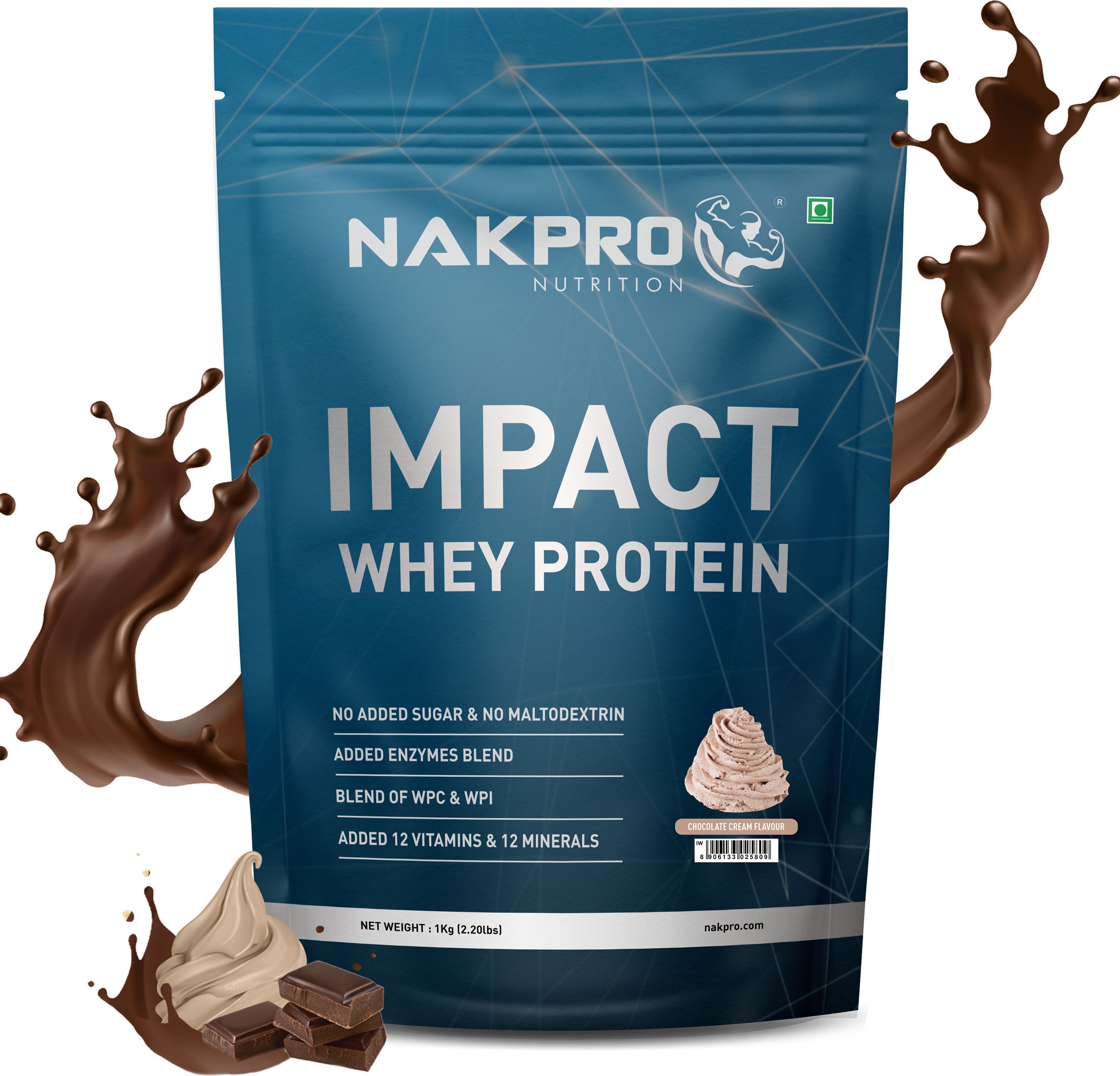Impact Whey Protein Isolate & Concentrate, 24g Protein, Trustified Certified Whey Protein-image-11
