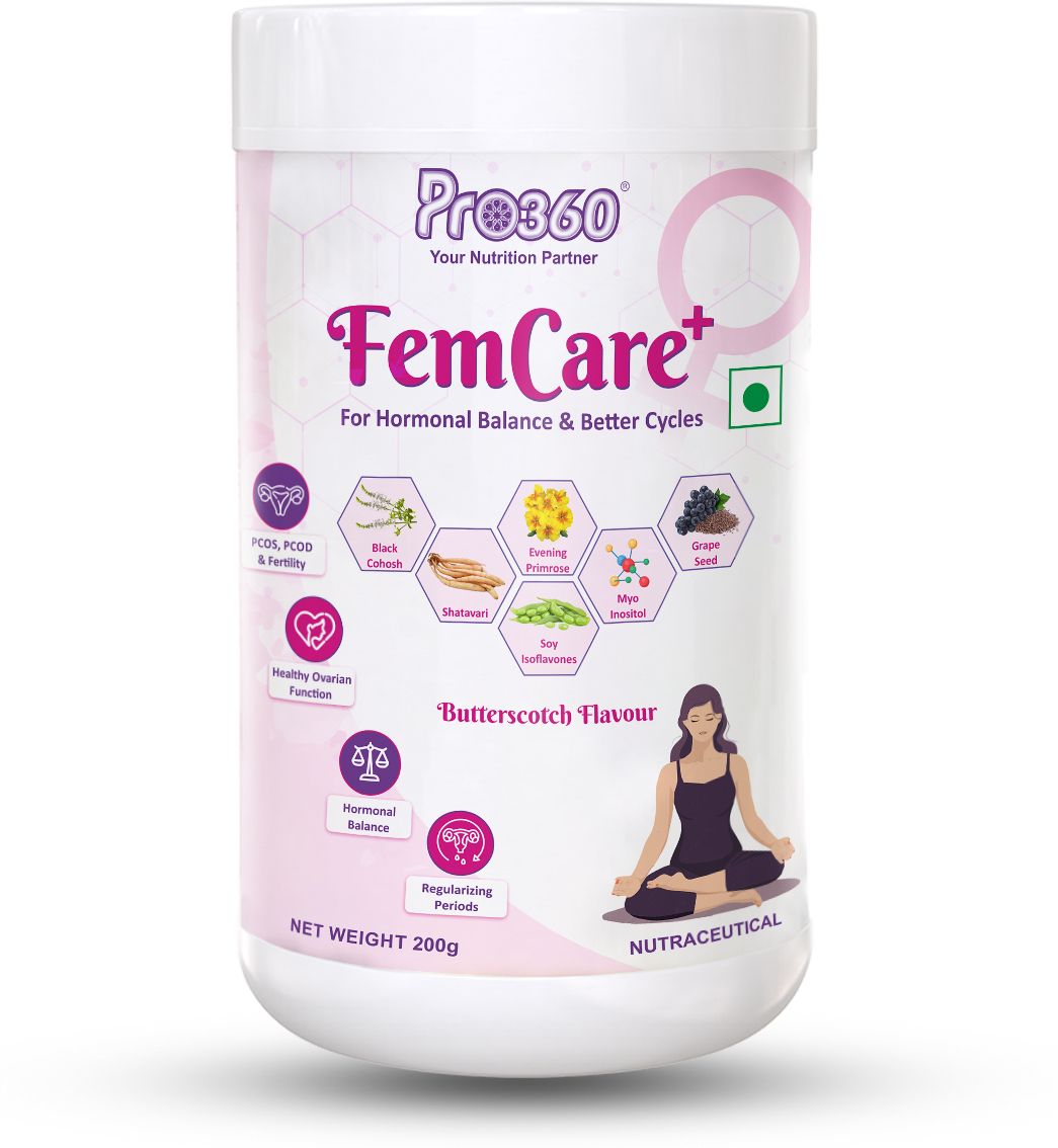 pro360 FemCare+ PCOS PCOD Women Protein Powder for Hormonal Balance, Better Cycles-picture-28