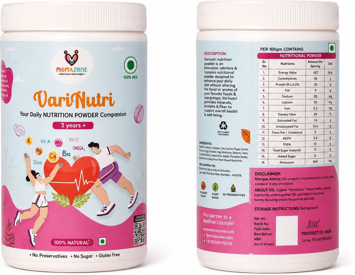 momazone VariNutri Family Nutrition Powder with Ragi, Dates & Seeds Plant-Based Protein-picture-25