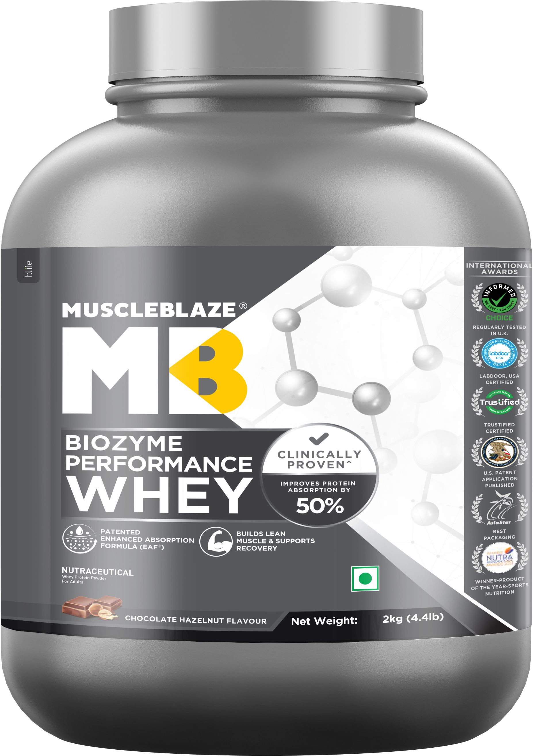 Biozyme Performance Whey Protein Powder, 25g Protein Per Scoop Whey Protein-image-32