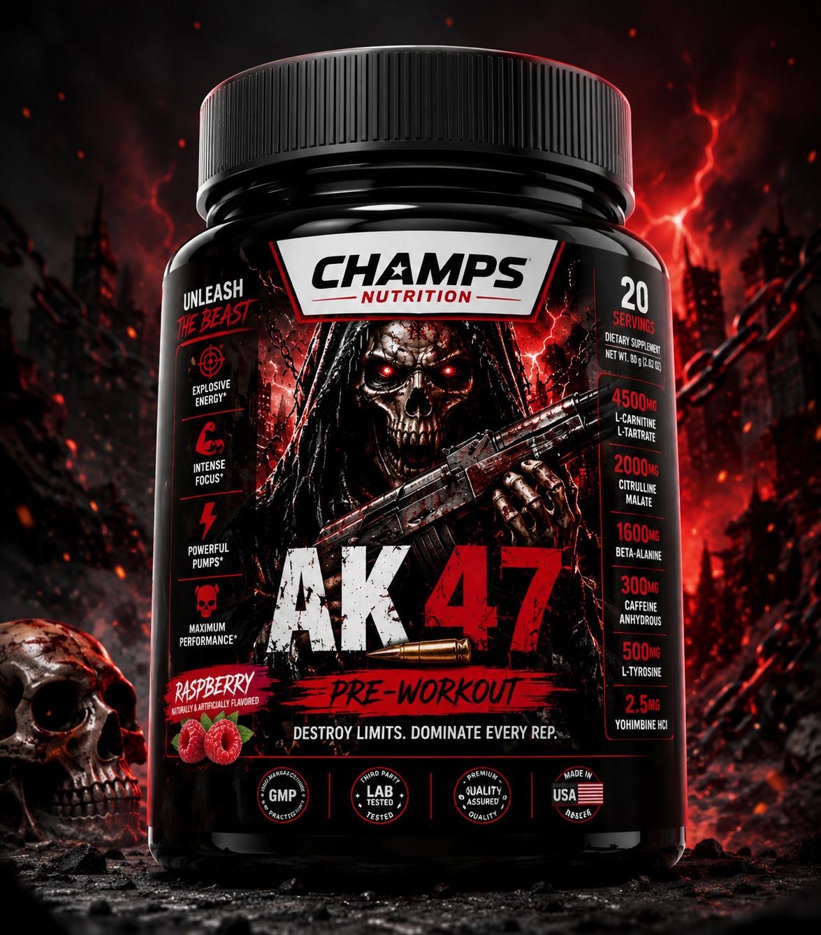 champs nutrition AK 47 Preworkout Pre Workout-picture-15