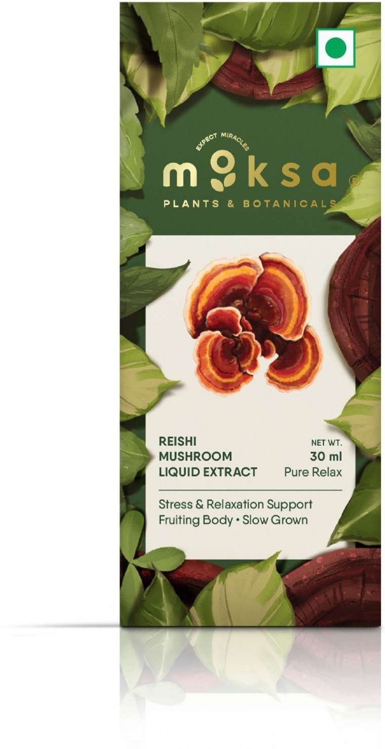 Reishi Mushroom Liquid Extract, Stress Relief & Relaxation, Fruiting Body Serum Plant-Based Protein-image-15