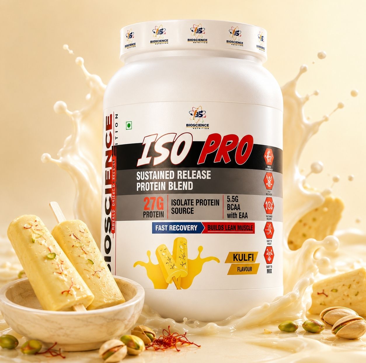 Elite Whey Isolate Kulfi Flavour | High Protein | Lean Muscle Growth Supplement Whey Protein-image-20
