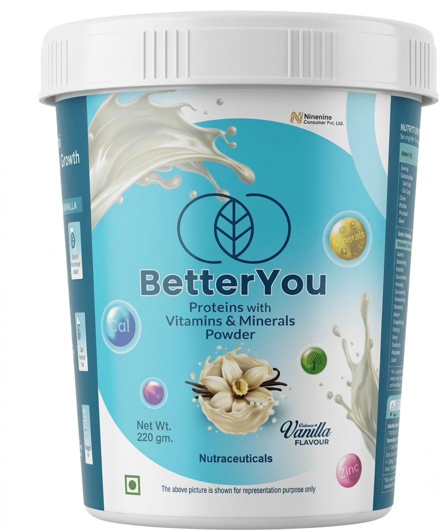 betteryou Vanilla Protein Powder with Vitamins & Minerals | Nutritional Supplement Protein Shake-picture-41