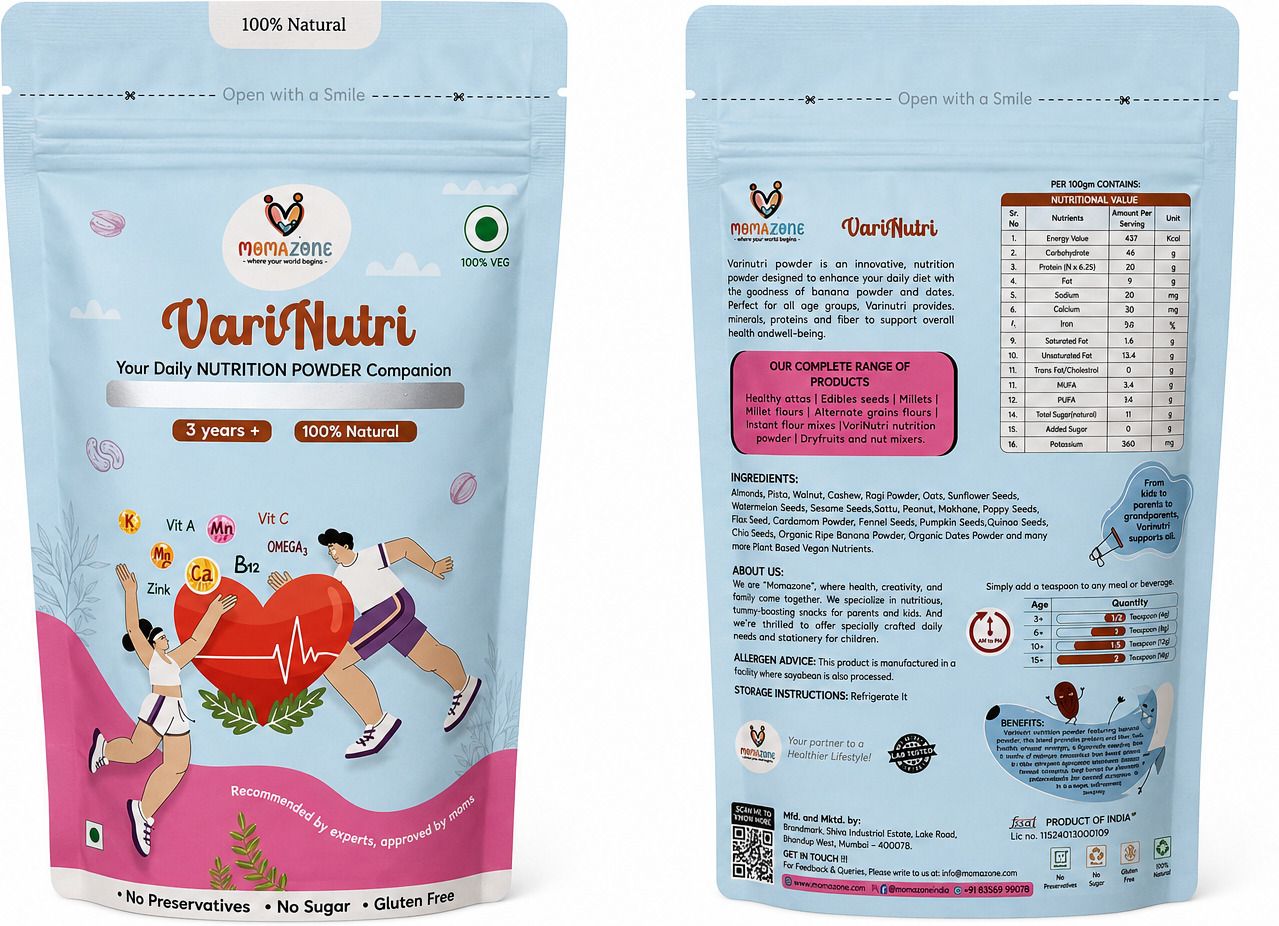 momazone VariNutri Family Nutrition Powder with Ragi, Dates & Seeds Plant-Based Protein-picture-18