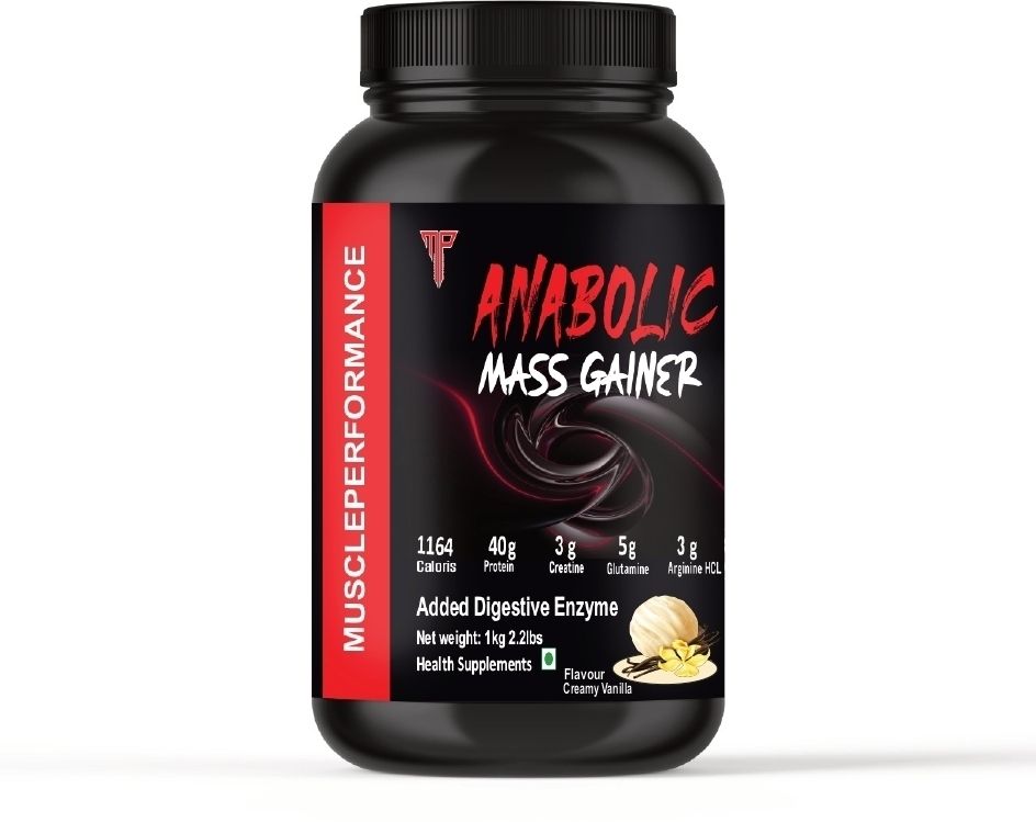 muscle performance Anabolic Mass Gainer With 40g Protein, Added Vitamins, Probiotics, Enzymes Weight Gainers/Mass Gainers-picture-19