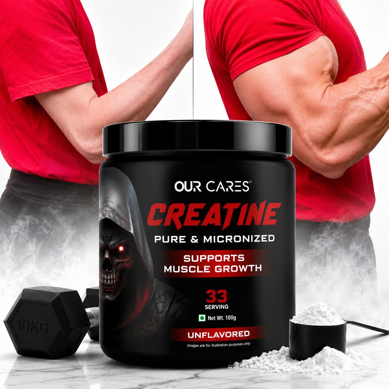 Pure Creatine Powder | For Muscle Growth | Supports Biceps Growth Creatine-image-10