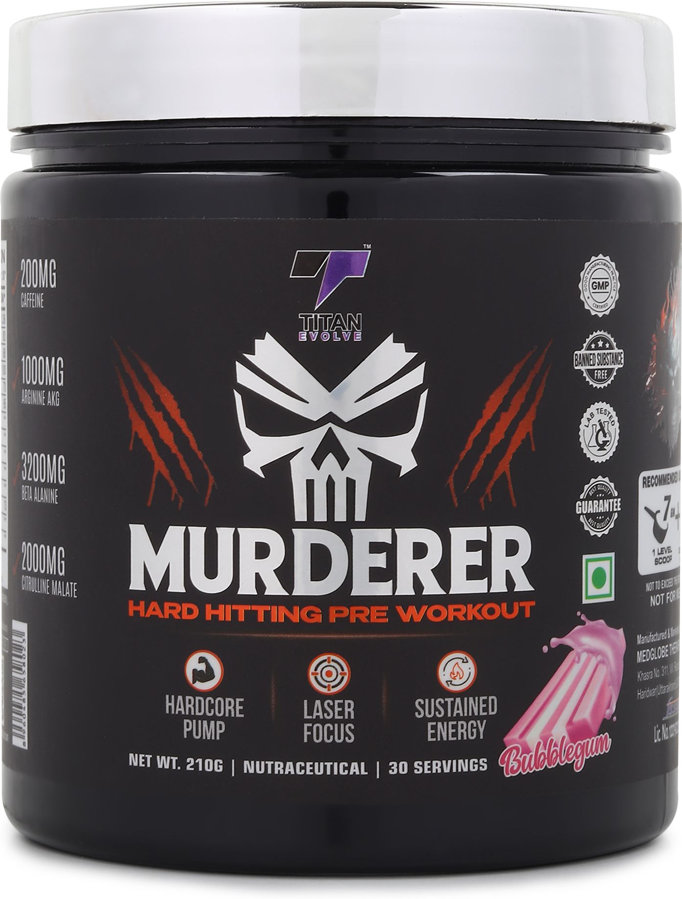 Murderer Hard Hitting Pre Workout Pre Workout-image-4