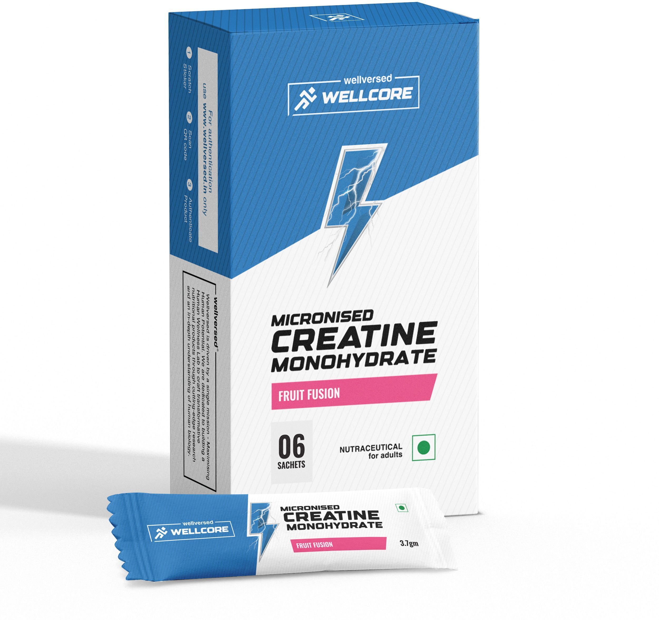 wellcore Pure Micronised Creatine Monohydrate |Lab Tested ,Enhanced Absorption| 6 Sachets Creatine-picture-19