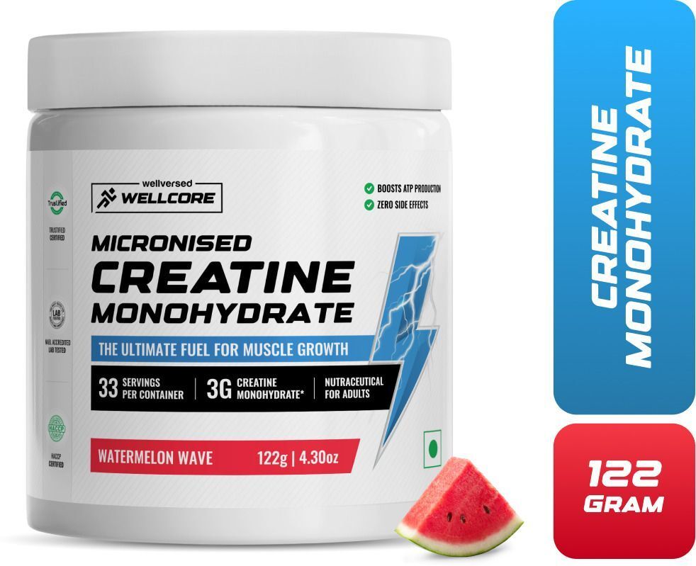 wellcore Pure Micronised Creatine Monohydrate | Lab Tested | Enhanced Absorption Creatine-picture-1