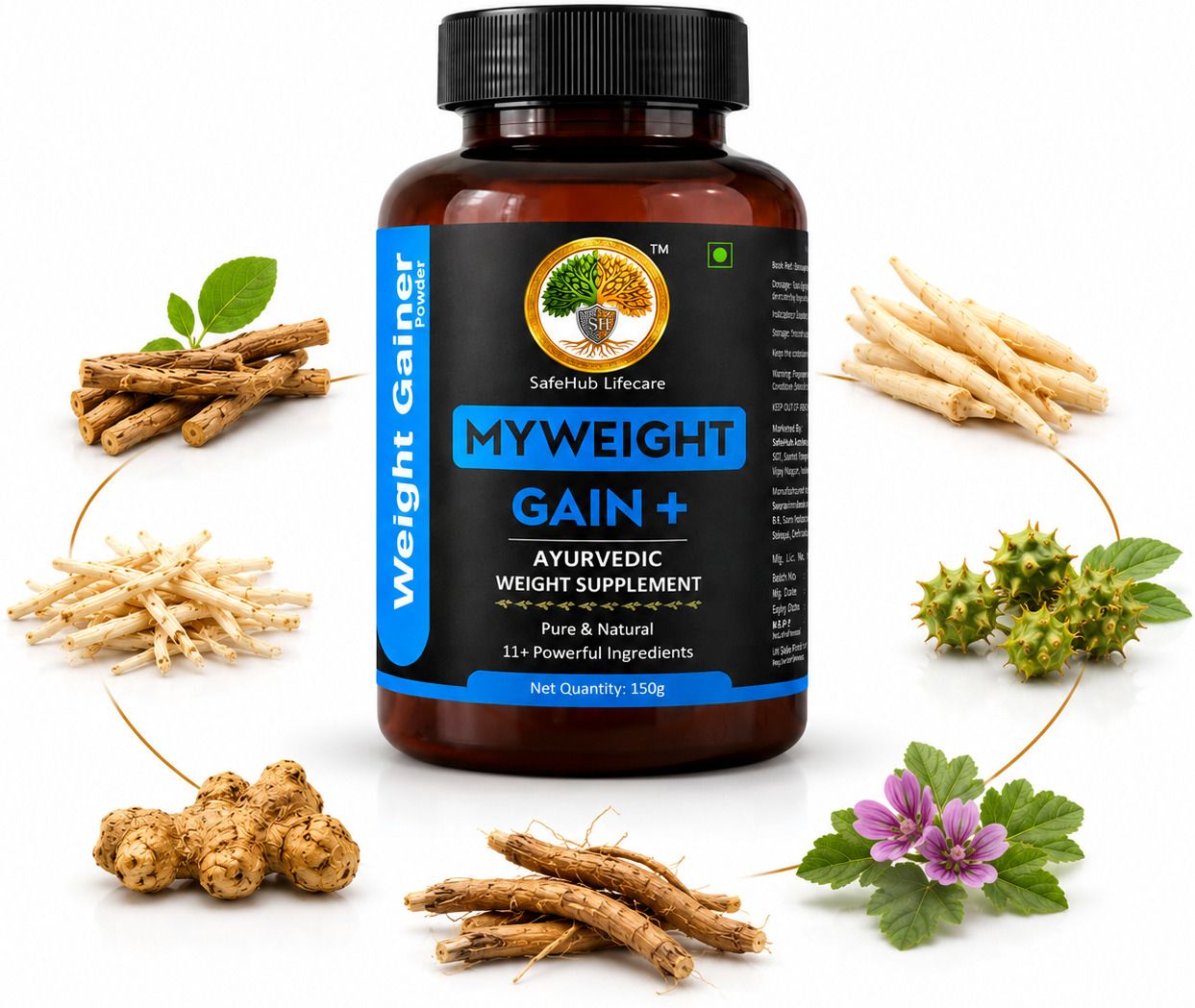 Weight Gain Support Powder | Natural Herbal Blend Weight Gainers/Mass Gainers-image-46