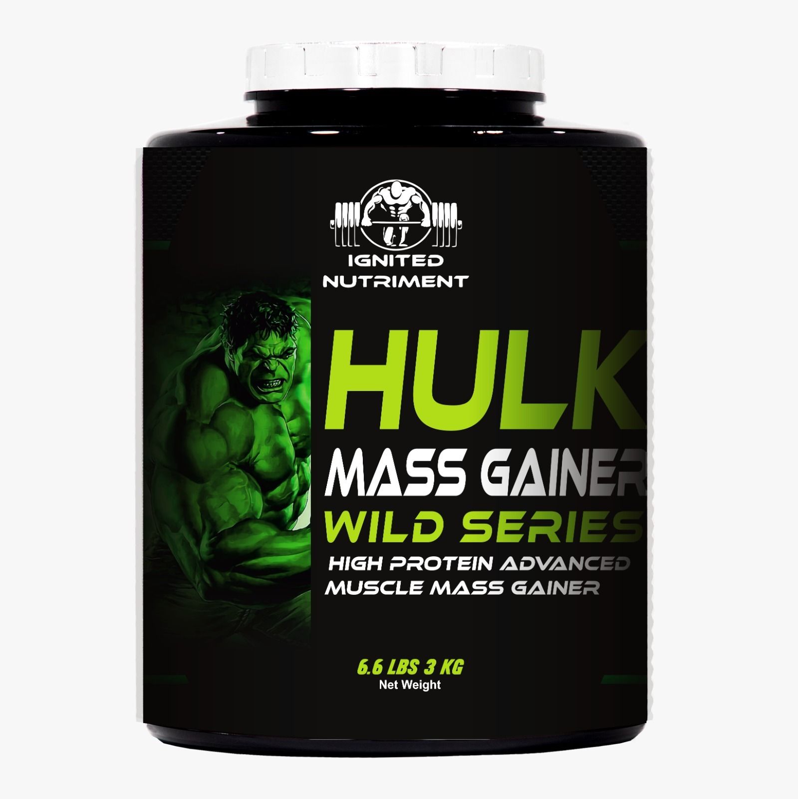 Hulk Mass Gainer For Hulk Muscle Gain Calories 1020(6.6lbs Cafe Mocha) Weight Gainers/Mass Gainers-image-24