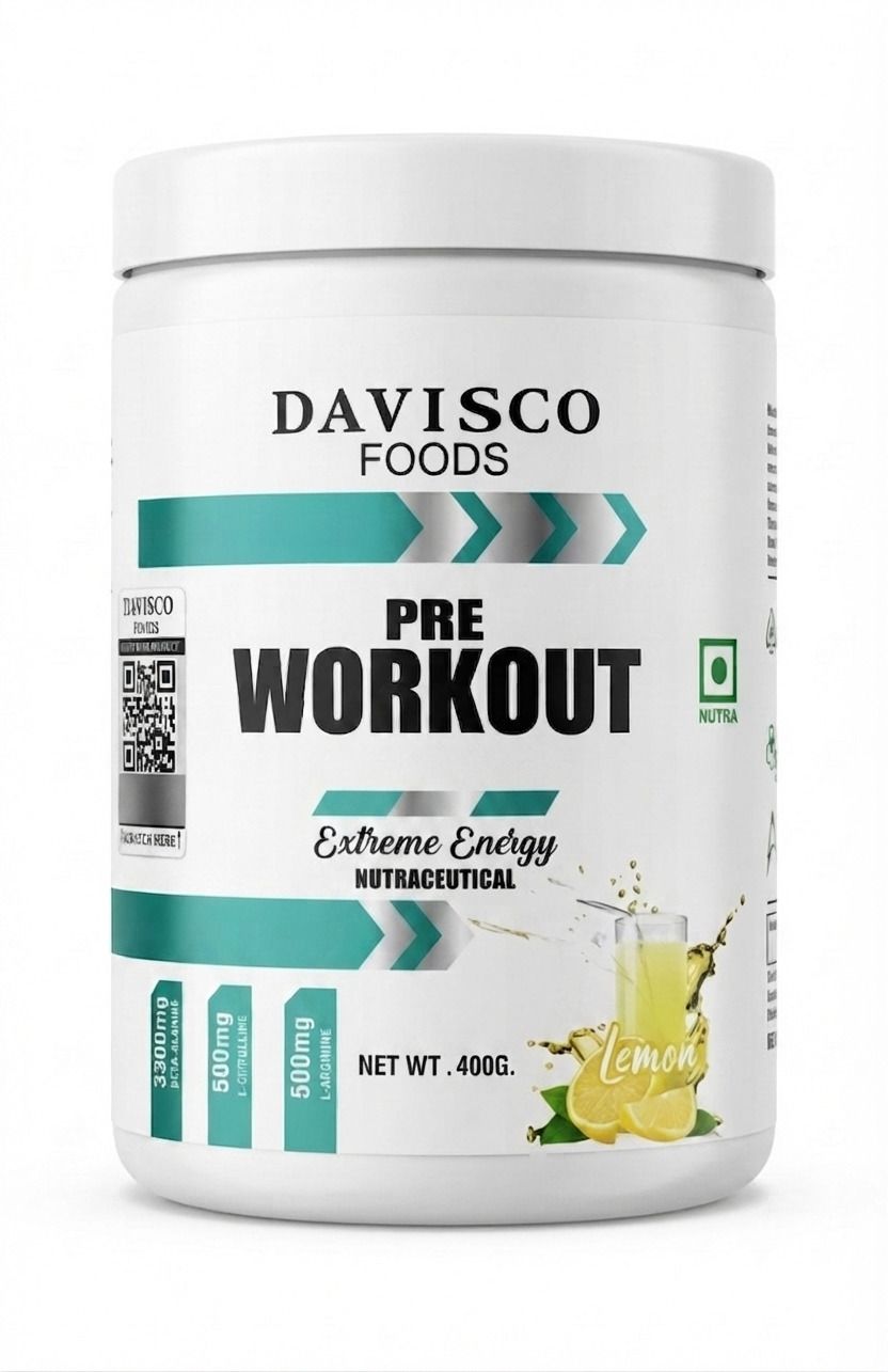 davisco PreWorkout – 80 Serving with Beta Alanine, Citrulline, Caffeine Pre Workout-picture-13