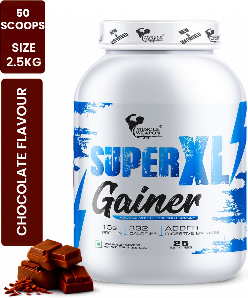 muscle weapon Super XL Mass Gainer with Muscle Mass and Weight Gain Formula Weight Gainers/Mass Gainers-picture-13