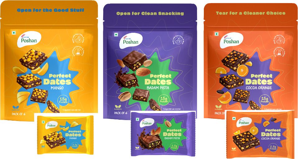 Perfect Date Bites Pack of 18 (Mango, Badam Pista & Cocoa Orange) Energy Bars-image-15
