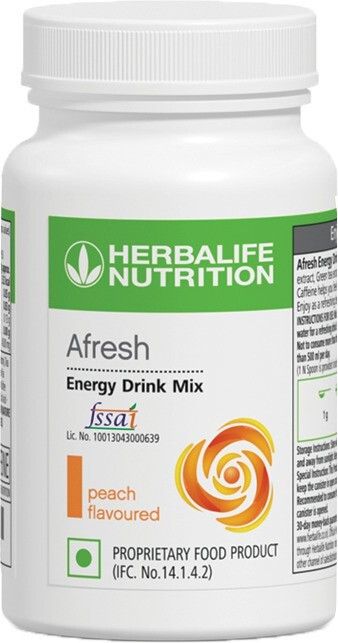 herbalife NEW-AFRESH Energy Drink Mix - Peach Flavor PEACH Powder-picture-34