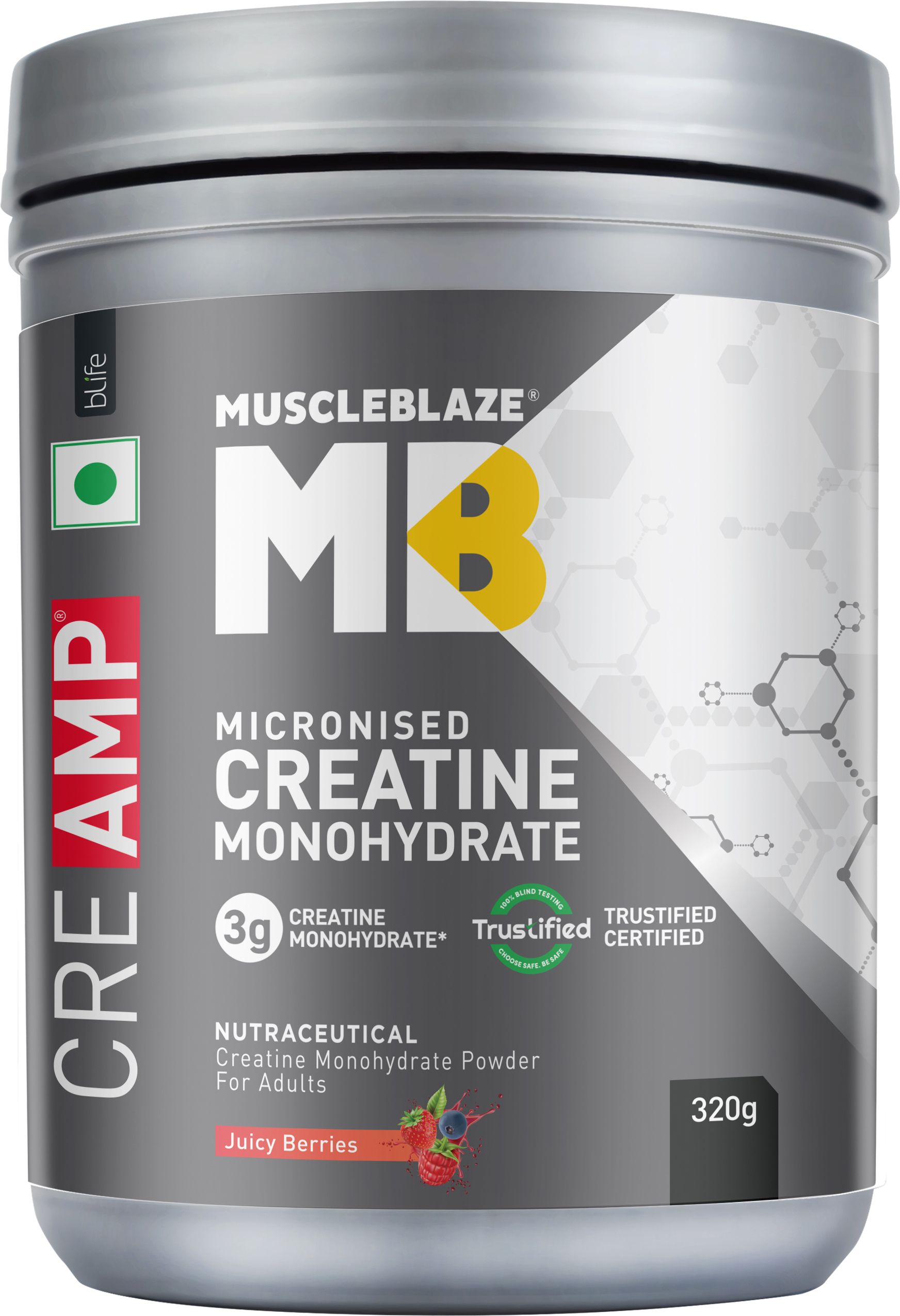 Micronised Creatine Monohydrate CreAMP Powder, Trustified Certified Creatine-image-8