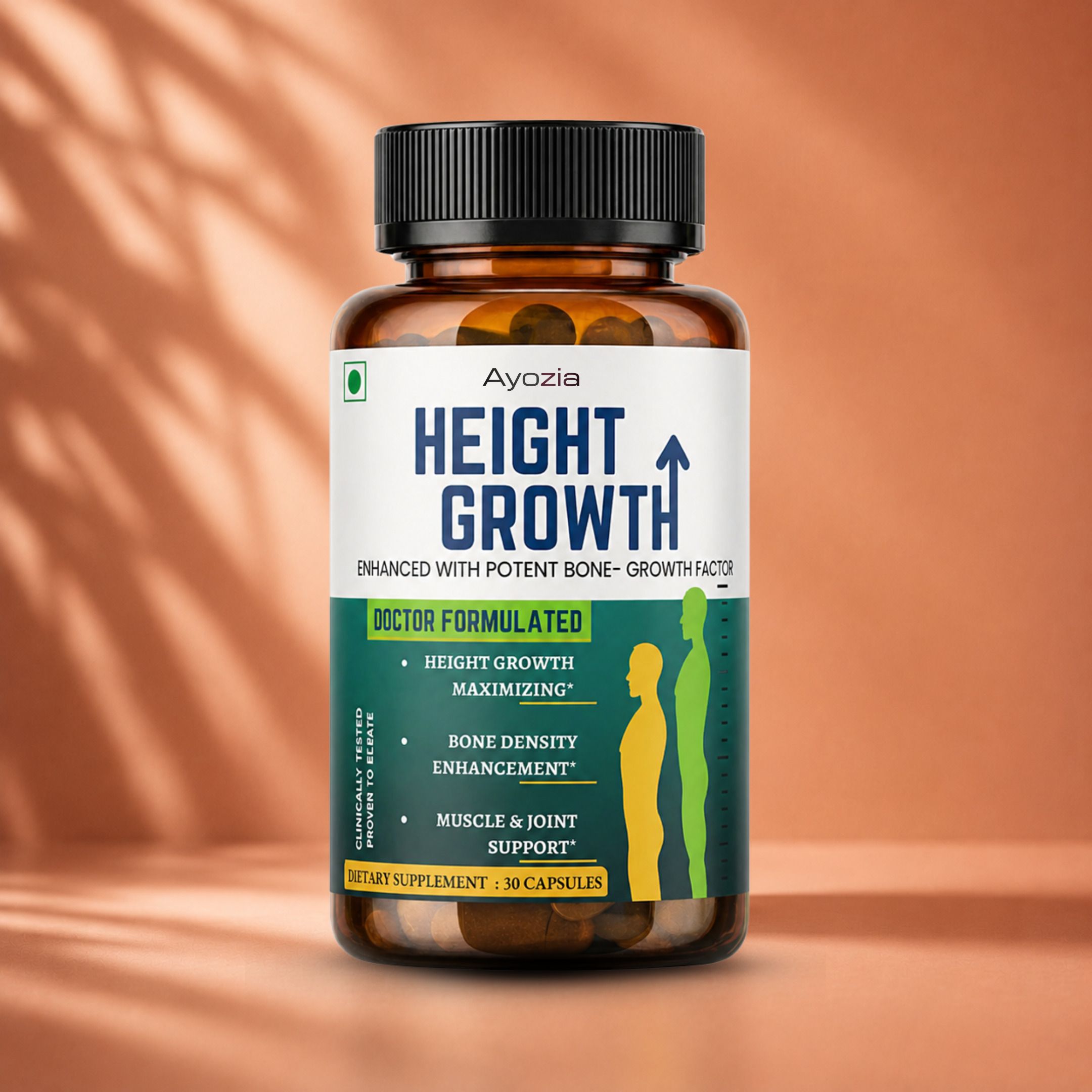 ayozia Height Growth with Calcium Vitamin D3 & Bone Support Protein Blends-picture-32