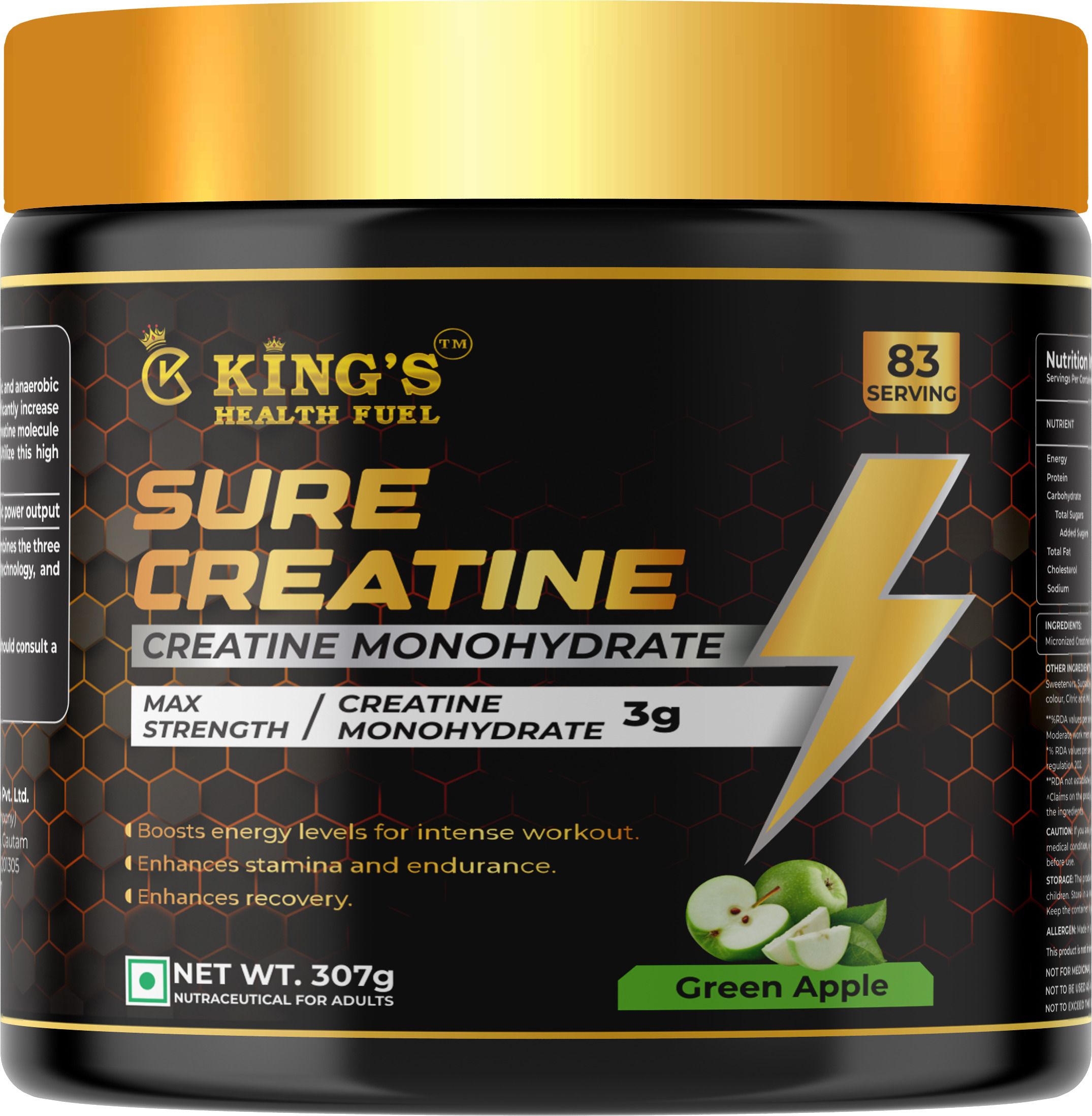 Green apple whey protein Creatine-image-19
