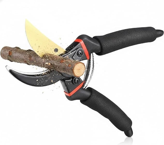 Gardening Scissors Plants Scissor | Garden Shear Tree Branch Pruner Gardening Cutter Tool | Plant Cutter for Home Garden | Wood Branch Trimmer Bypass Pruner-image-47