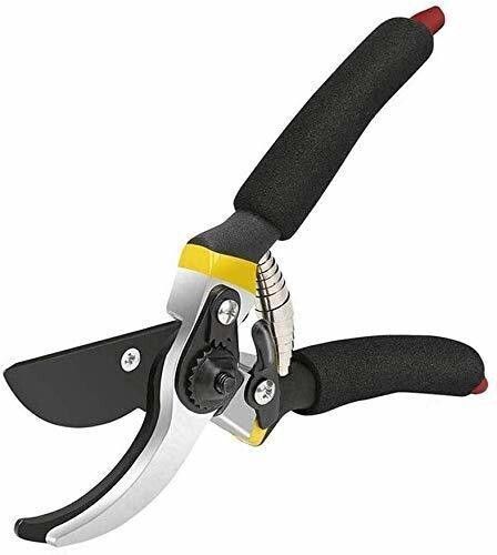 Premium Garden Sharp Cutter Pruners Scissor with grip-handle Heavy Duty Plant Cutter Garden Scissors Plant Branch Cutter 8 inch Bypass Pruner