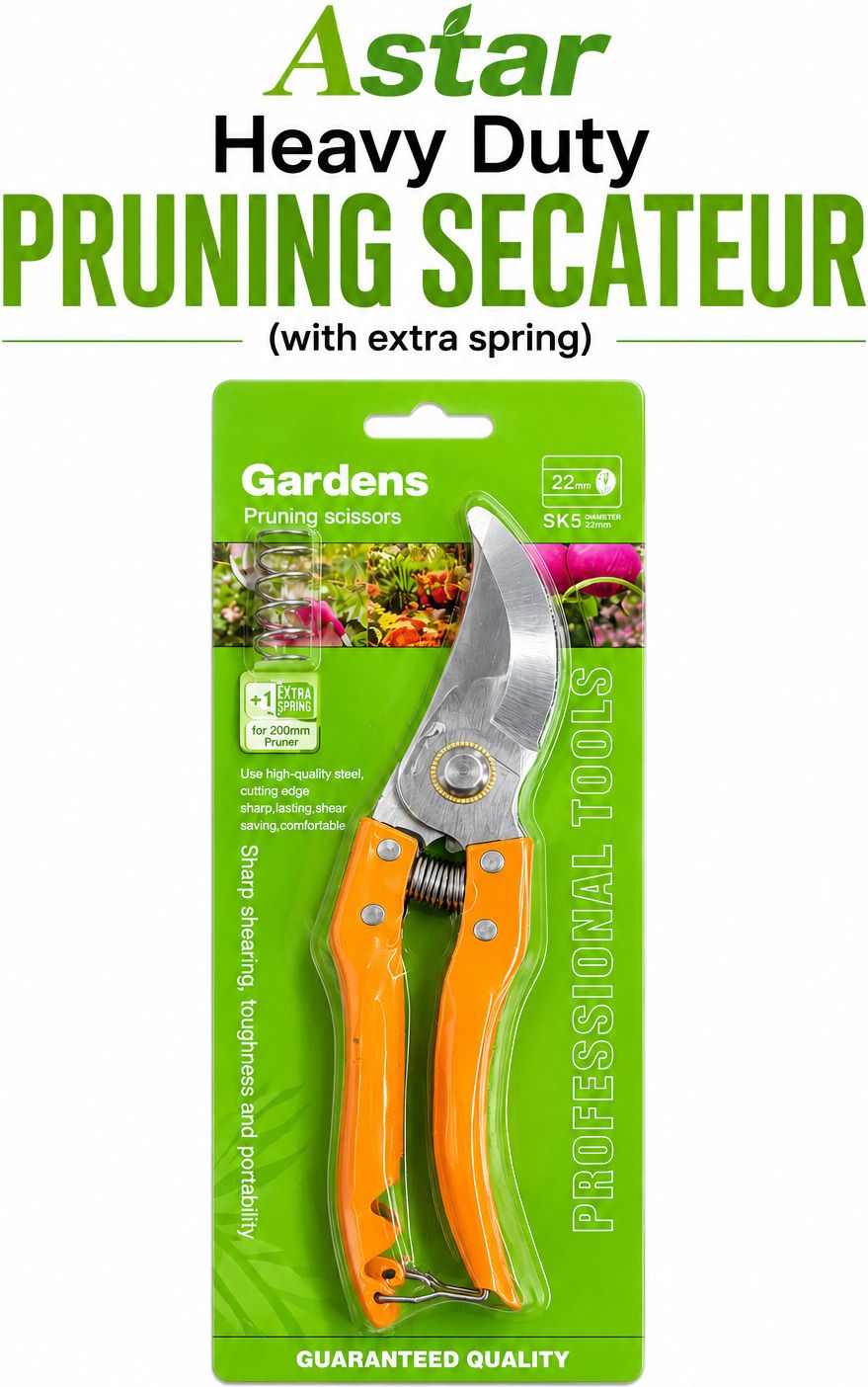 21 TitanCut Heavy Duty,Sharp Blade | Professional & Home Use | Bypass Pruner-image-15