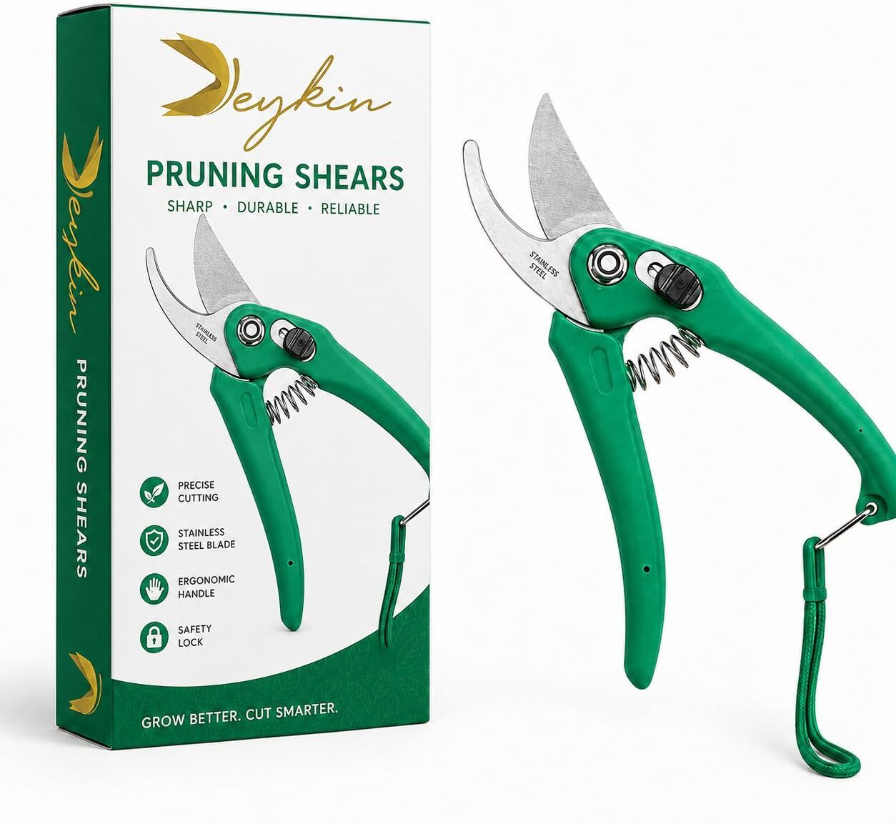Hand Pruner Cutter - 1 Pc, Heavy Duty Gardening Tools Grass Cutter Anvil Pruner-image-14