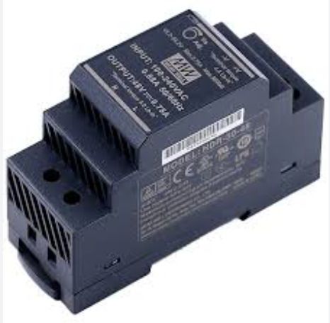 Mean Well power supply, HDR-30-48, 30 watt, 48 valt, 750 mA, Din rail 30 Watts Computer PSU with 0 SATA Cables-image-1