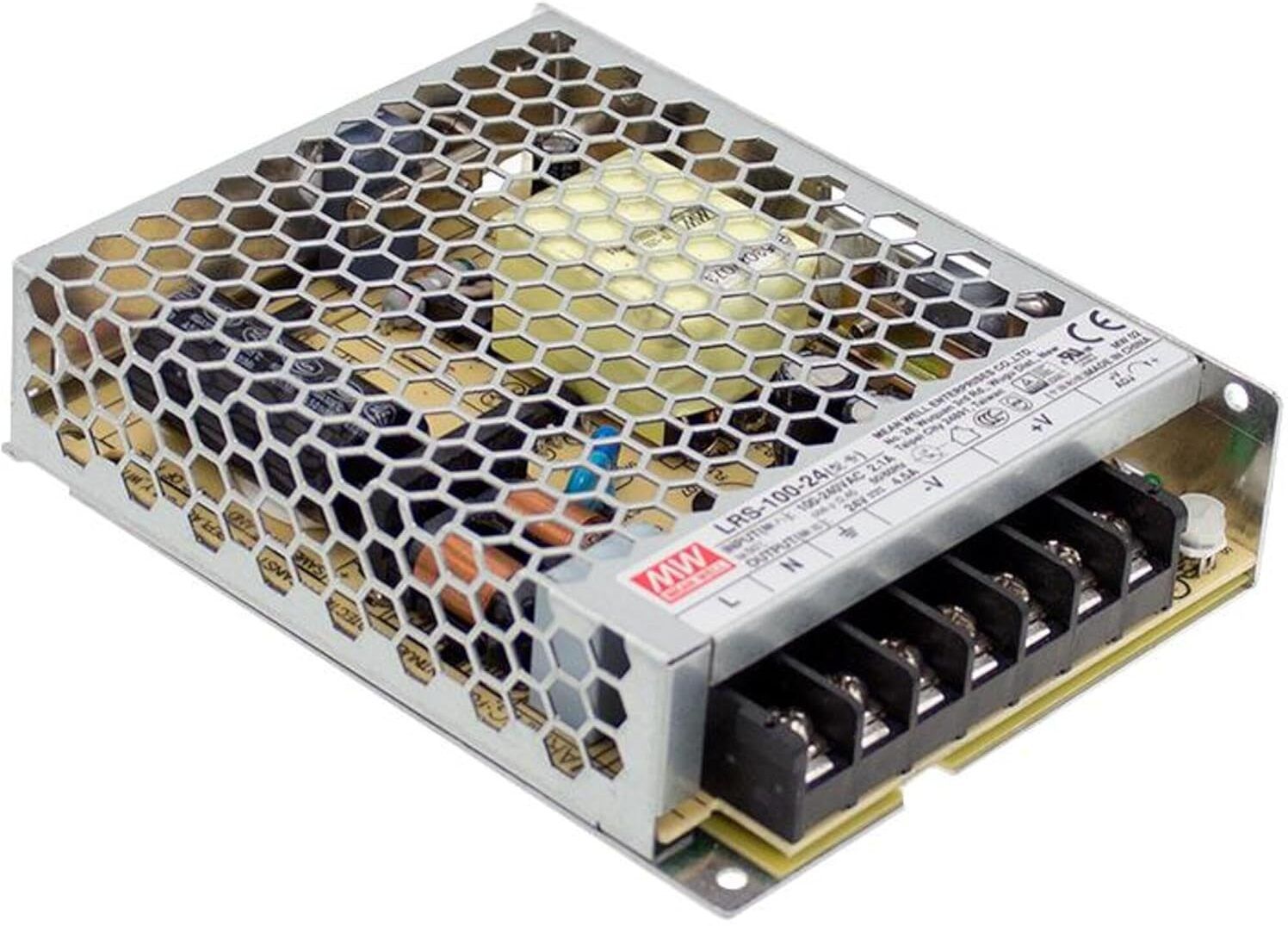 Mean Well LRS-100-5, Panel Mount 100 Watt, 5V, 18A Power supply Industrial & LED 100 Watts Computer PSU with 0 SATA Cables-image-19