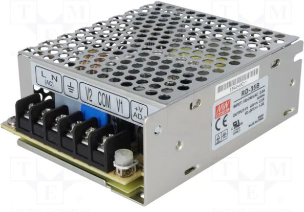 Mean Well power supply, RD-35B, 35 watt, 5V/2.2A 24V/1A, panel mount 35 Watts Computer PSU with 0 SATA Cables-image-28