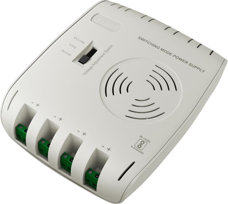 FYBER 4-Channel CCTV SMPS PS-1204 52.5 Watts Computer PSU with 0 SATA Cables-image-16