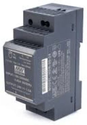 Mean Well SMPS, 24 Valt, 1.5 AMP, HDR30-24, Din rail 30 Watts Computer PSU with 0 SATA Cables-image-5
