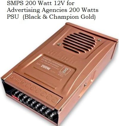 EASTRA PREMIUM QUALITY SMPS 200 Watt 12V for Advertising Agencies Power Supply 200 Watts PSU