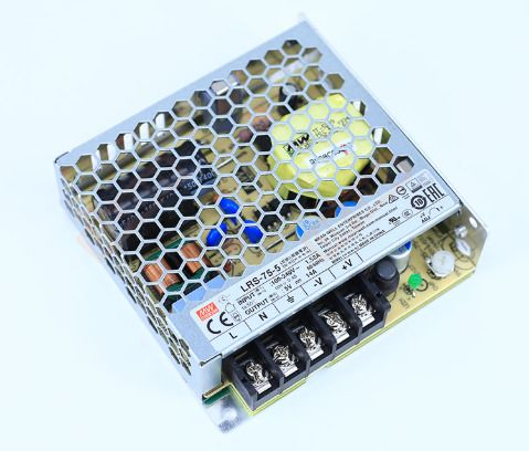 Mean Well power supply, LRS-75-5, 75 watt, 5 valt, 14 AMP, panel mount 75 Watts Computer PSU with 0 SATA Cables-image-34