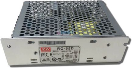 mean well quad power supply,65 watt, rq-65d, 5v/4a 12v/1.5a 24v/1a -12v/0.5a, panel mount 65 watts computer psu with 0 sata cables