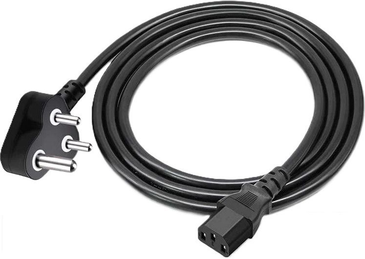 BALRAMA Desktop PC AC Power Cable Cord 3Pin CPU Power Supply Mains Lead Replacement Wire 200 Watts PSU-image-5