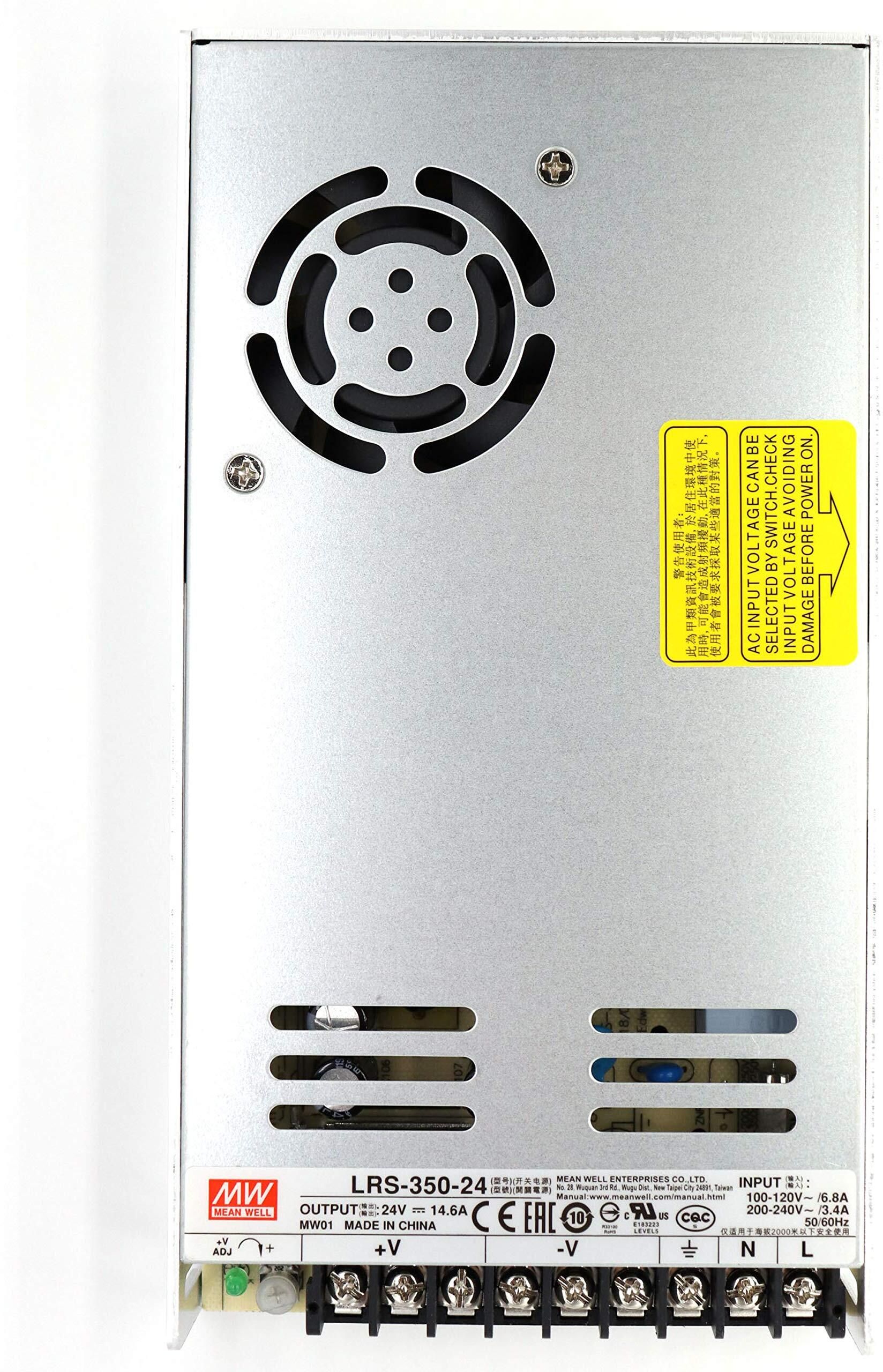 Mean Well SMPS LRS-350-24 (24V 14.6A – 350.4W) Metal Power Supply 350 Watts Computer PSU with 0 SATA Cables-image-24