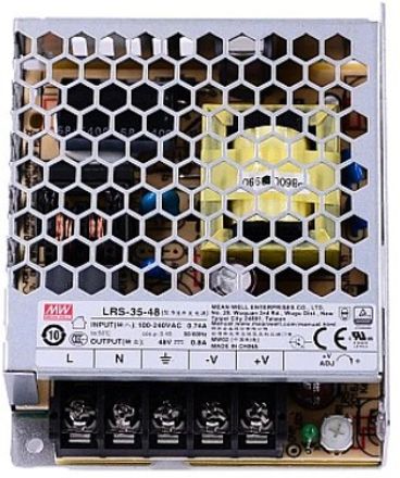 Mean Well power supply, LRS-35-48, 35 watt, 48 V, 800 mA, panel mount 35 Watts Computer PSU with 0 SATA Cables-image-31