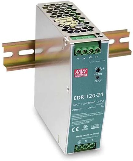 Mean Well EDR-120-48 DIN Rail Power Supply,Input, 48V dc dc Output, 2.5A Output, 120W 120 Watts Computer PSU with 0 SATA Cables-image-42