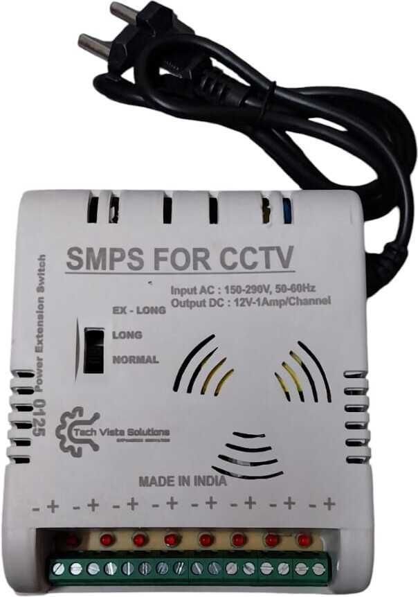 Techvista PS CCTV POWER SUPPLY 12VOLT TVS_69_PS 12 Watts PSU-image-14