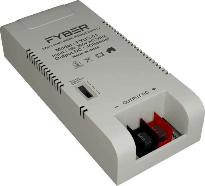 FYBER CCTV Normal Analog Security Camera Power Supply SMPS Model FYUS-51 Unite Series 75 Watts Computer PSU with 0 SATA Cables-image-2