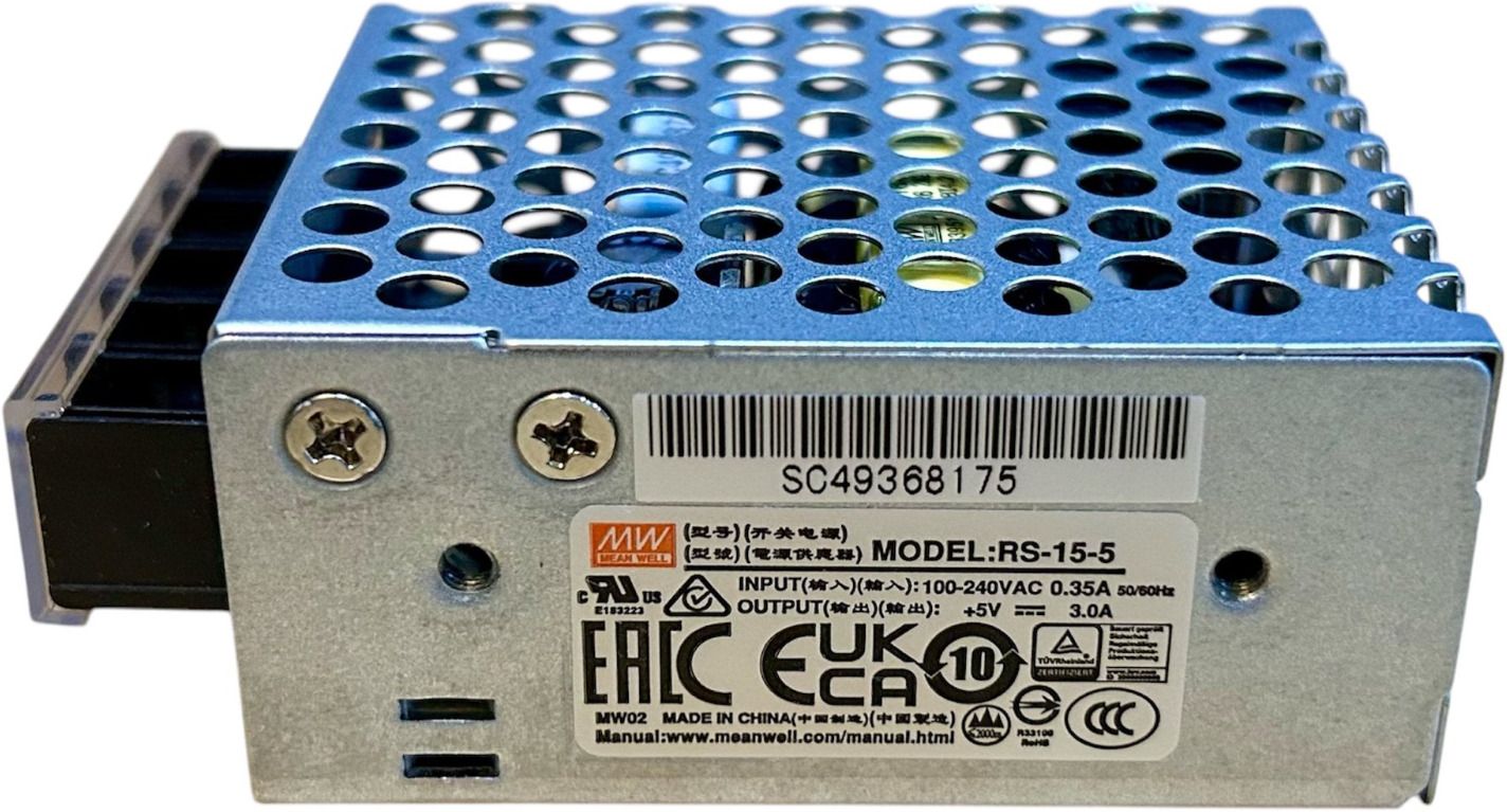 Mean Well power supply, RS-15-5, 15 watt, 5 valt, 3 AMP, panel mount 15 Watts Computer PSU with 0 SATA Cables-image-27