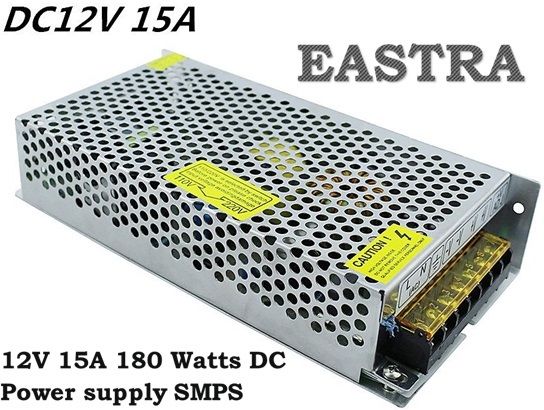 EASTRA PREMIUM QULITY DC 12V 15A SMPS Mode CCTV Switching Portable Power Supply 180 Watts Computer PSU with 2 SATA Cables-image-30