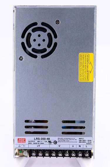 Mean Well power supply, LRS-350-48, 350 watt, 48 valt, 7.5 AMP, panel mount 350 Watts Computer PSU with 0 SATA Cables-image-34